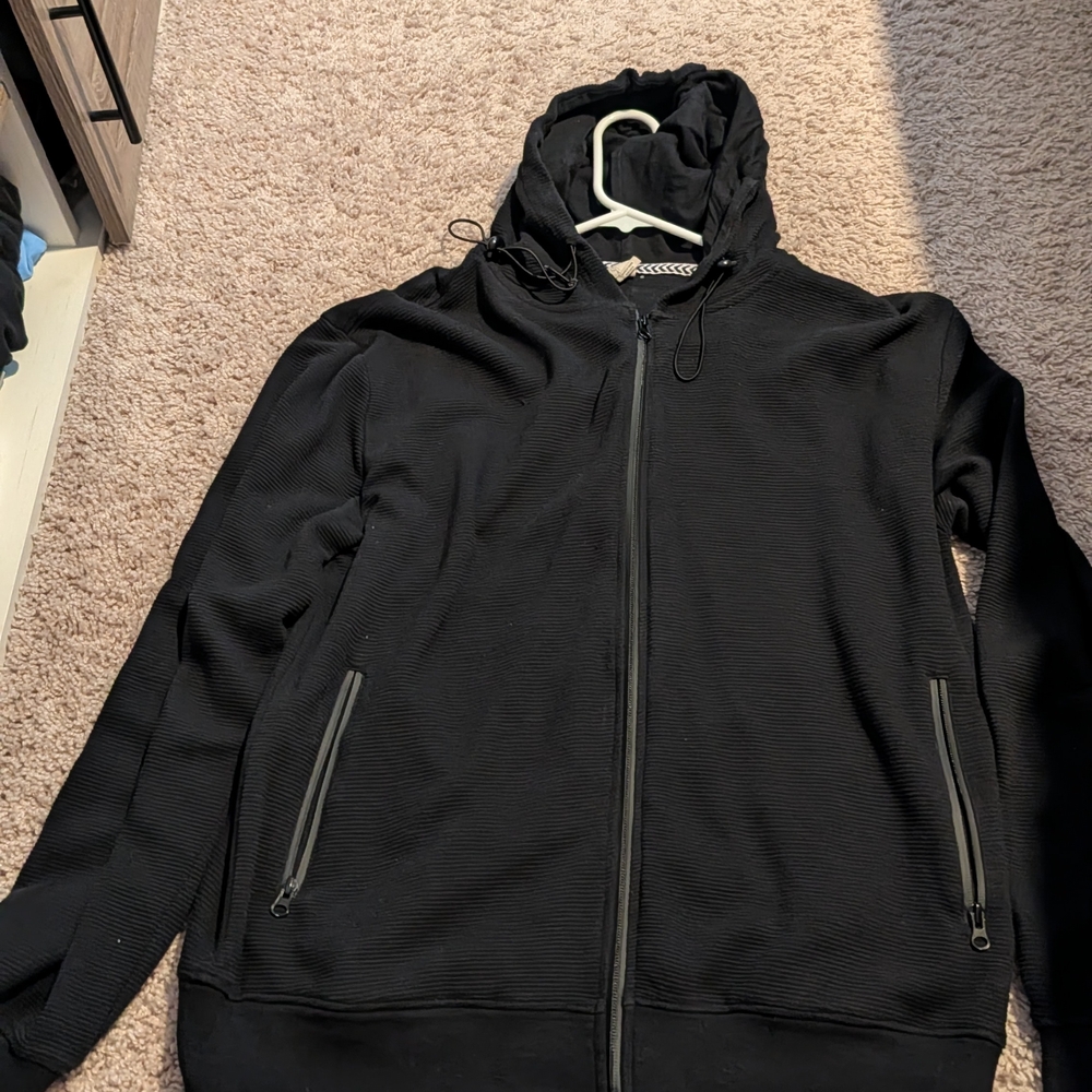 Sovereign Code Black Zip-Up Men's Sweater